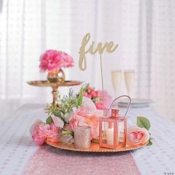 1 - 24 Gold Calligraphy Table Numbers -Party Decorations Sales Shop 1 24 gold calligraphy table numbers13767069 a03