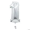 "1" Shaped Number 34" Mylar Balloon 2 "1" Shaped Number 34" Mylar Balloon -Party Decorations Sales Shop 1 shaped number 34 mylar balloon3 5031