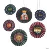 10" - 14" Casino Night Hanging Paper Fans - 6 Pc. -Party Decorations Sales Shop 10 14 casino night hanging paper fans 6 pc 13941270