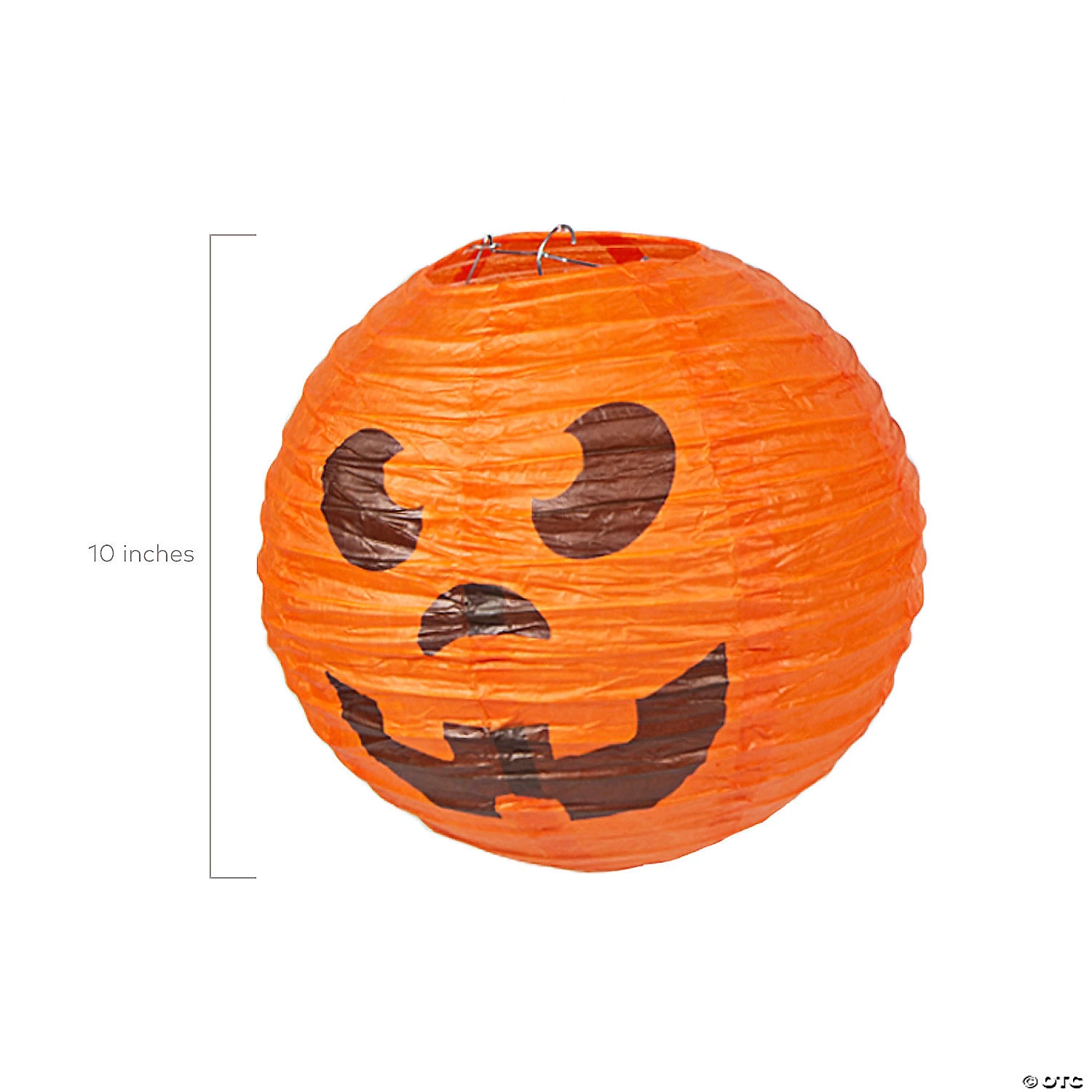 10" Jack-O’-Lantern Hanging Paper Lantern Halloween Decorations - 12 Pc. 4 10" Jack-O’-Lantern Hanging Paper Lantern Halloween Decorations - 12 Pc. - Image 2