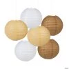 10" Kraft Paper Hanging Paper Lanterns - 6 Pc. 2 10" Kraft Paper Hanging Paper Lanterns - 6 Pc. -Party Decorations Sales Shop 10 kraft paper hanging paper lanterns 6 pc 14092331
