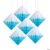 Hanging Diamond Honeycomb Decorations - 6 Pc. 2 Hanging Diamond Honeycomb Decorations - 6 Pc. -Party Decorations Sales Shop 10 light blue hanging diamond honeycomb decorations 6 pc 13932766
