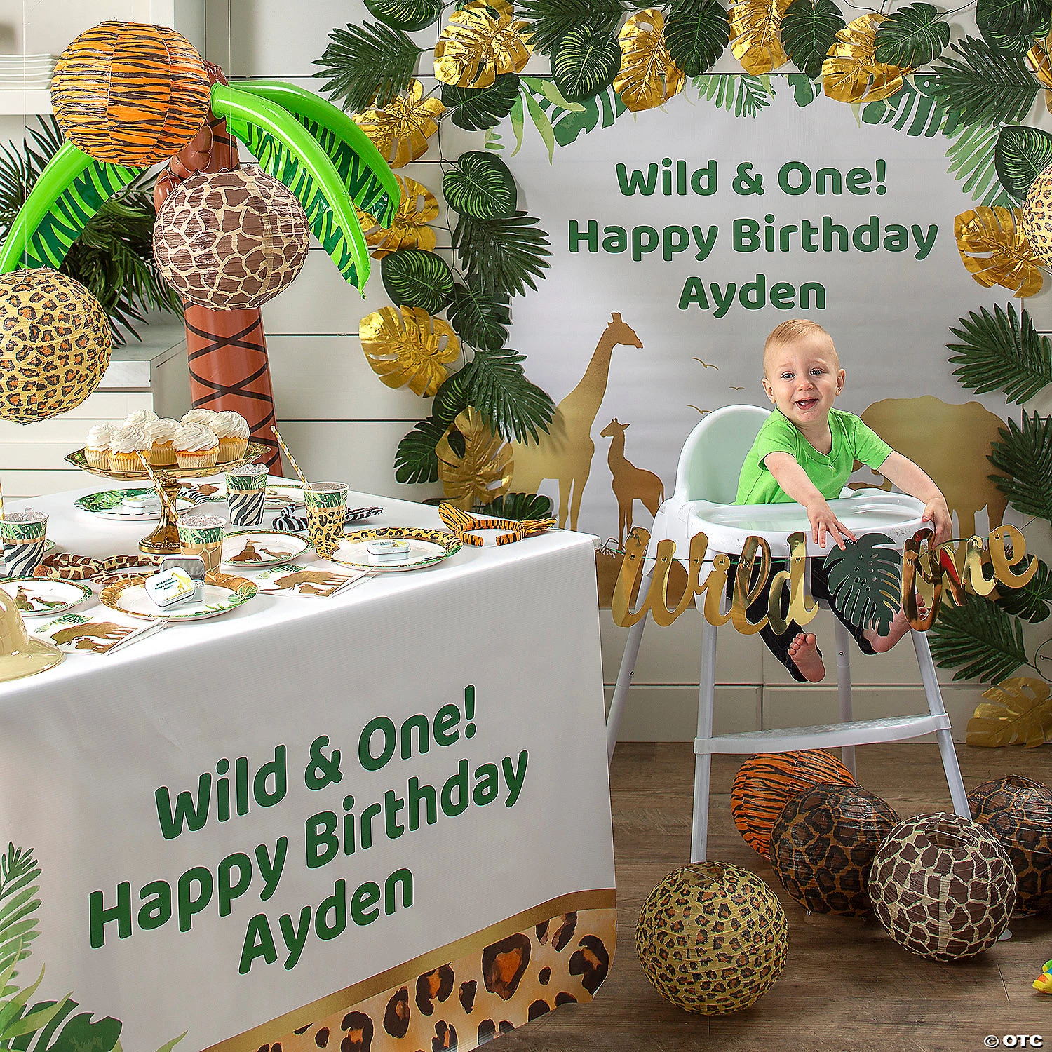 10" Paradise Safari Hanging Paper Lanterns - 12 Pc. 5 10" Paradise Safari Hanging Paper Lanterns - 12 Pc. - Image 3