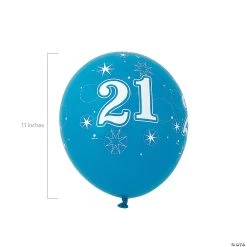 11" 21st Birthday Sparkle Latex Balloon Assortment – 6 Pc. 6 11" 21st Birthday Sparkle Latex Balloon Assortment – 6 Pc. -Party Decorations Sales Shop 11 21st birthday sparkle latex balloon assortment 6 pc 13838669 a01