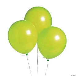 11" Lime Green Latex Balloons - 24 Pc.