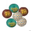 12" 70s Party Hanging Paper Lanterns - 6 Pc. -Party Decorations Sales Shop 12 70s party hanging paper lanterns 6 pc 13758016