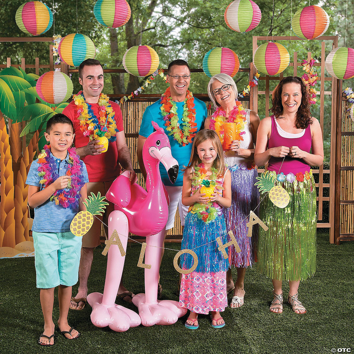 12" Beach Ball Hanging Paper Lanterns - 6 Pc. 5 12" Beach Ball Hanging Paper Lanterns - 6 Pc. - Image 3