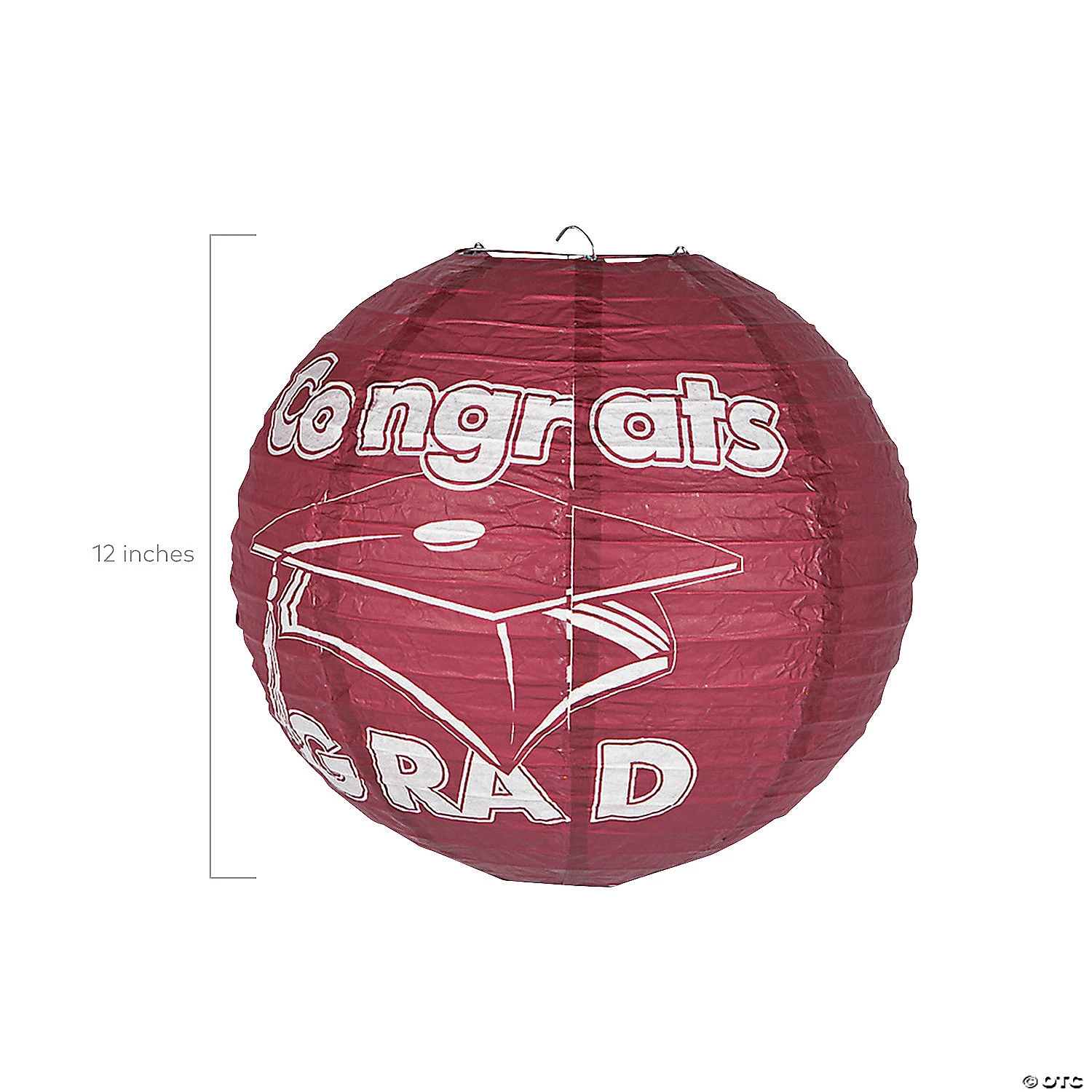 12" Congrats Grad Paper Lanterns - 6 Pc. 4 12" Congrats Grad Paper Lanterns - 6 Pc. - Image 2