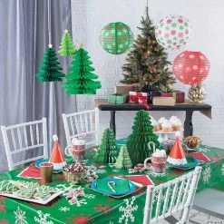 12" Christmas Snowflake Hanging Paper Lanterns - 6 Pc. -Party Decorations Sales Shop 12 christmas snowflake hanging paper lanterns 6 pc 13778920 a02