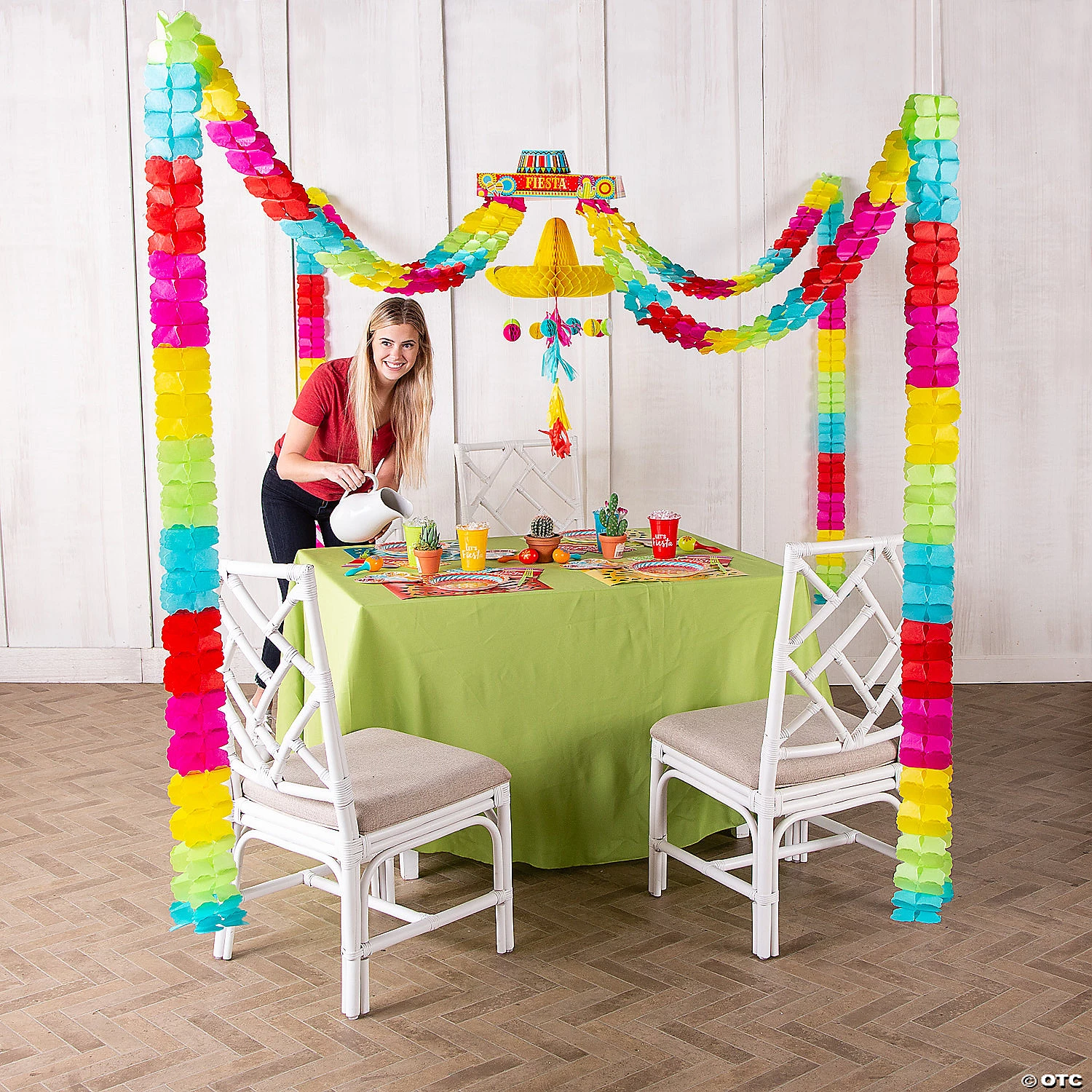 12 Ft. Fiesta Hanging Decorations Kit - 6 Pc. 4 12 Ft. Fiesta Hanging Decorations Kit - 6 Pc. - Image 2