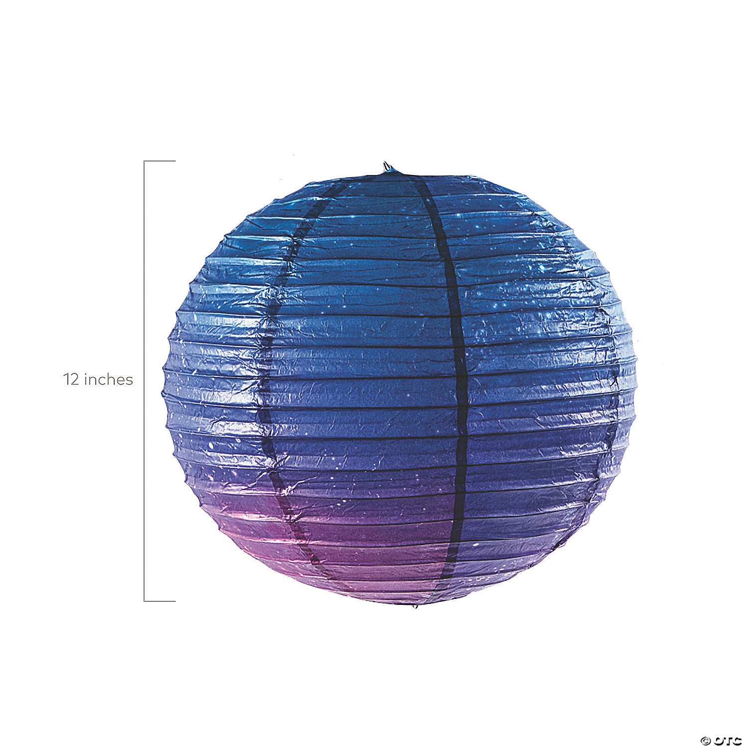 12" Galaxy Print Hanging Paper Lanterns - 3 Pc. 4 12" Galaxy Print Hanging Paper Lanterns - 3 Pc. - Image 2