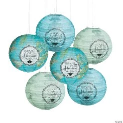 12" Grad Adventure Paper Lanterns - 6 Pc.