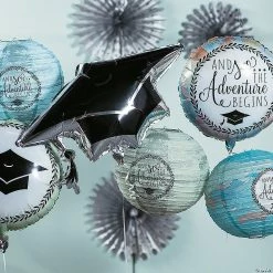 12" Grad Adventure Paper Lanterns - 6 Pc. -Party Decorations Sales Shop 12 grad adventure paper lanterns 6 pc 13798301 a02