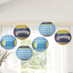 12" Oktoberfest Hanging Paper Lanterns - 6 Pc. 7 12" Oktoberfest Hanging Paper Lanterns - 6 Pc. -Party Decorations Sales Shop 12 oktoberfest hanging paper lanterns 6 pc 13703494 a02