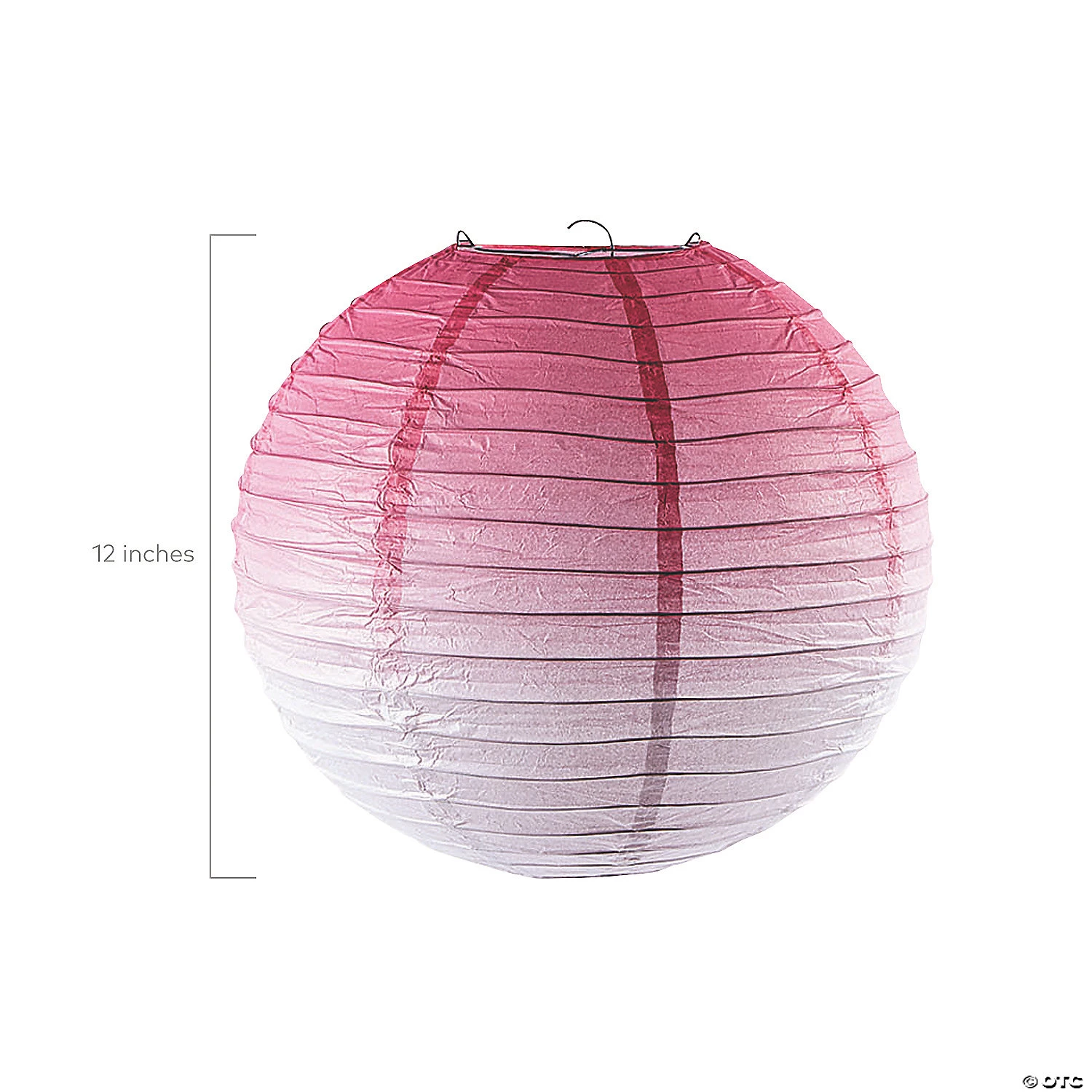 Ombre Hanging Paper Lanterns - 3 Pc. 4 Ombre Hanging Paper Lanterns - 3 Pc. - Image 2