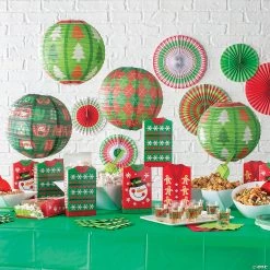 12" Ugly Sweater Hanging Paper Lanterns - 6 Pc. -Party Decorations Sales Shop 12 ugly sweater hanging paper lanterns 6 pc 13712833 a02