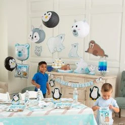 12" Winter Animals Hanging Paper Lanterns - 4 Pc. -Party Decorations Sales Shop 12 winter animals hanging paper lanterns 4 pc 14092033 a02