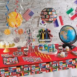 14" Flags of All Nations Hanging Paper Lanterns - 6 Pc. 7 14" Flags of All Nations Hanging Paper Lanterns - 6 Pc. -Party Decorations Sales Shop 14 flags of all nations hanging paper lanterns 6 pc 13784927 a02