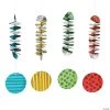 1st Birthday Circus Hanging Spiral Decorations - 12 Pc. -Party Decorations Sales Shop 1st birthday circus hanging spiral decorations 12 pc 3 8974