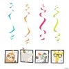 20" Party Animals Hanging Swirl Decorations - 12 Pc. -Party Decorations Sales Shop 20 party animals hanging swirl decorations 12 pc 13845580