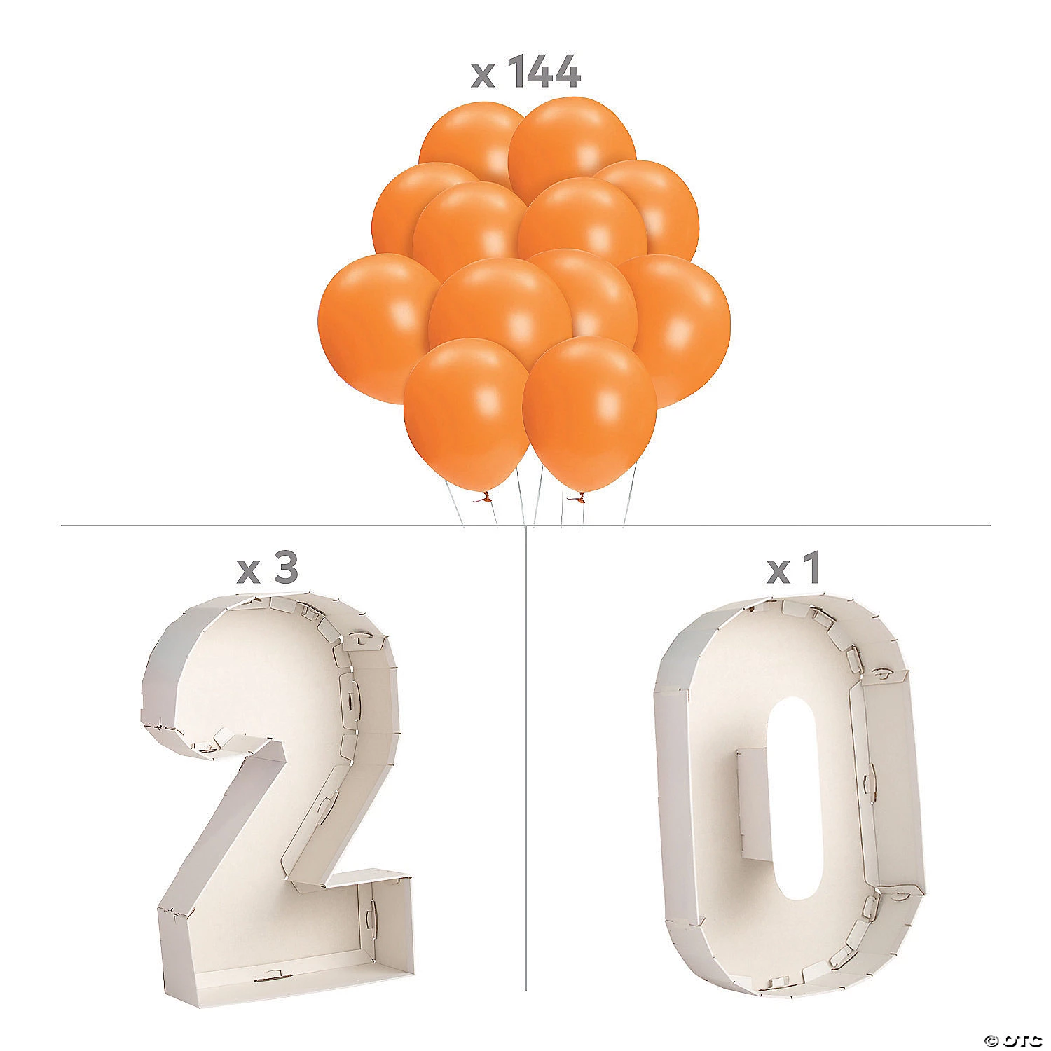 2022 Stand-Up Mosaic Kit with Balloons - 148 Pc. 4 2022 Stand-Up Mosaic Kit with Balloons - 148 Pc. - Image 2
