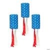 22" Patriotic Hanging Lanterns with Tissue Paper Streamers - 3 Pc.