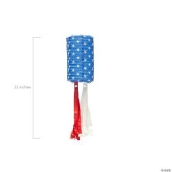 Party Decorations Sales Shop -Party Decorations Sales Shop 22 patriotic hanging lanterns with tissue paper streamers 3 pc 13969099 a01
