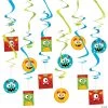 26" Mini Monster Swirl Decorations - 12 Pc. -Party Decorations Sales Shop 26 mini monster swirl decorations 12 pc 13613720