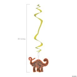 30" Dino Dig Hanging Swirl Decorations - 12 Pc. 6 30" Dino Dig Hanging Swirl Decorations - 12 Pc. -Party Decorations Sales Shop 30 dino dig hanging swirl decorations 12 pc 13722259 a01