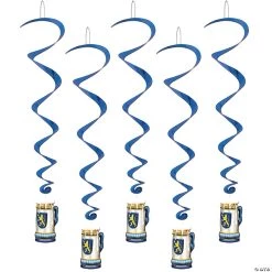 30" Oktoberfest Hanging Swirls - 5 Pc.
