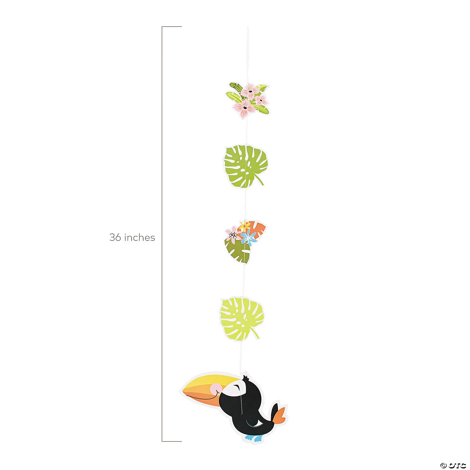 32" Jungle Baby Shower Hanging Décor - 12 Pc. 4 32" Jungle Baby Shower Hanging Décor - 12 Pc. - Image 2