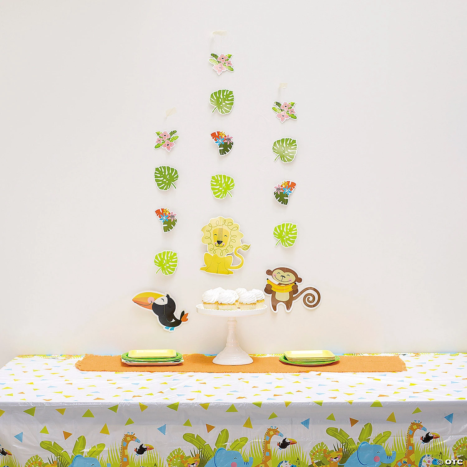 32" Jungle Baby Shower Hanging Décor - 12 Pc. 5 32" Jungle Baby Shower Hanging Décor - 12 Pc. - Image 3