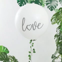 36" Ginger Ray Jumbo Love Latex Balloon - 1 Pc. 8 36" Ginger Ray Jumbo Love Latex Balloon - 1 Pc. -Party Decorations Sales Shop 36 ginger ray jumbo love latex balloon 1 pc 13943923 a02