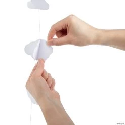 3D Hanging Clouds Curtain Backdrop -Party Decorations Sales Shop 3d hanging clouds curtain backdrop13964163 a01