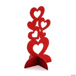 3D Hearts Centerpiece