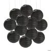 Mini Paper Lanterns - 12 Pc. 2 Mini Paper Lanterns - 12 Pc. -Party Decorations Sales Shop 4 1 2 mini black hanging paper lanterns 12 pc 3 8668