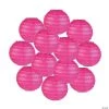 Mini Paper Lanterns - 12 Pc. -Party Decorations Sales Shop 4 1 2 mini hot pink hanging paper lanterns 12 pc 13696896