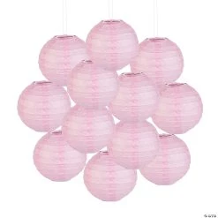 Mini Paper Lanterns - 12 Pc.