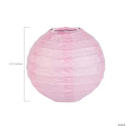 Party Decorations Sales Shop -Party Decorations Sales Shop 4 1 2 mini light pink hanging paper lanterns 12 pc 13696894 a01