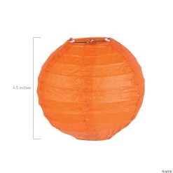 Mini Paper Lanterns - 12 Pc. 6 Mini Paper Lanterns - 12 Pc. -Party Decorations Sales Shop 4 1 2 mini orange hanging paper lanterns 12 pc 13696890 a01