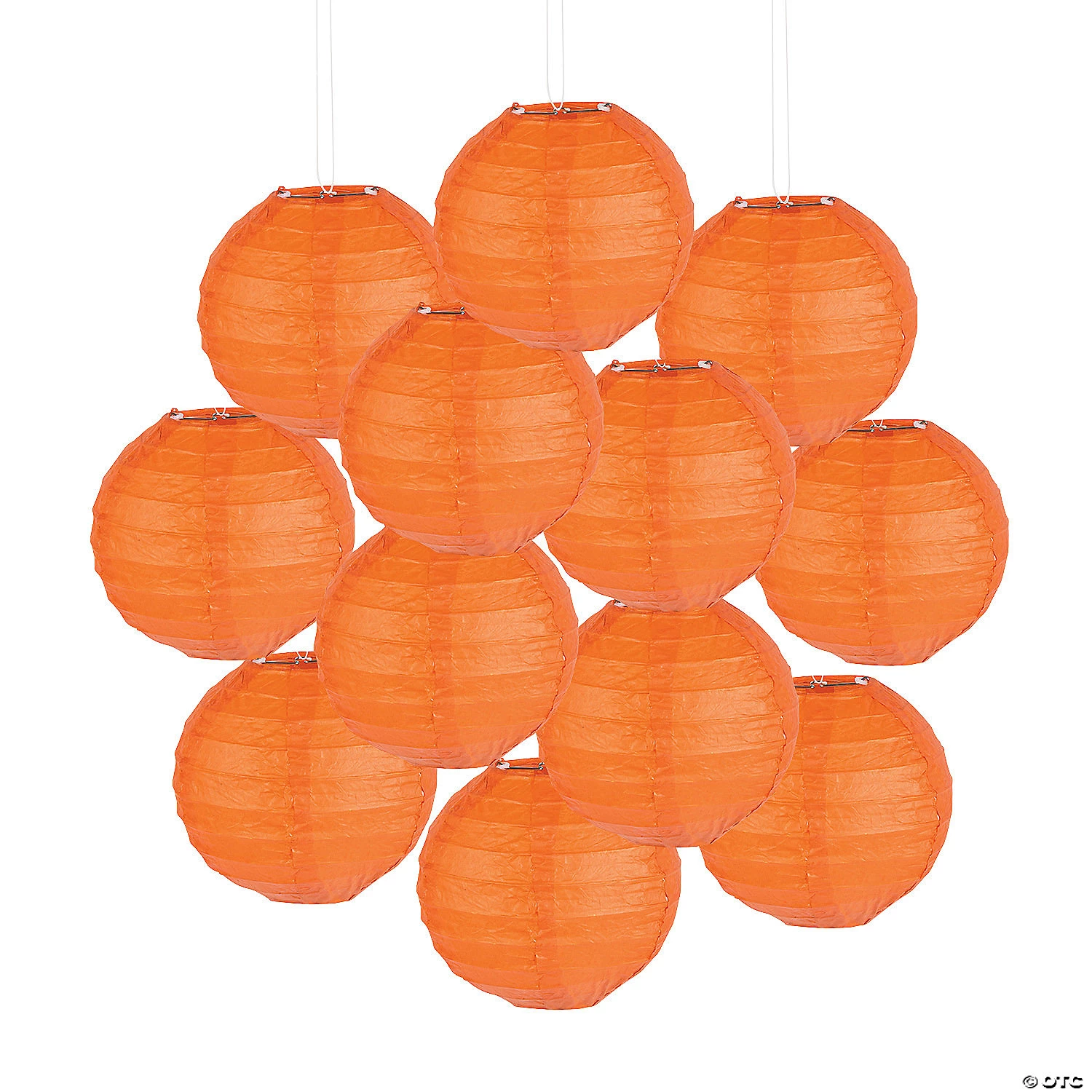 Mini Paper Lanterns - 12 Pc. 3 Mini Paper Lanterns - 12 Pc.