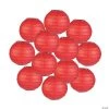 Mini Paper Lanterns - 12 Pc. 1 Mini Paper Lanterns - 12 Pc. -Party Decorations Sales Shop 4 1 2 mini red hanging paper lanterns 12 pc 13696892