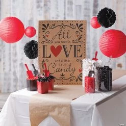 Mini Paper Lanterns - 12 Pc. -Party Decorations Sales Shop 4 1 2 mini red hanging paper lanterns 12 pc 13696892 a02
