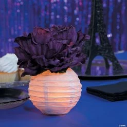 Mini Paper Lanterns - 12 Pc. -Party Decorations Sales Shop 4 1 2 mini white hanging paper lanterns 12 pc 3 8667 a02