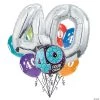 40th Birthday Mylar Balloon Bouquet - 10 Pc. -Party Decorations Sales Shop 40th birthday mylar balloon bouquet 10 pc 13966775