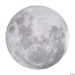 45" Realistic Full Moon Hanging Décor – 1 Pc.