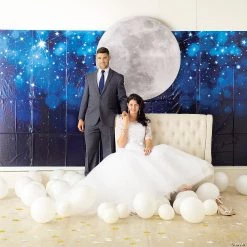 45" Realistic Full Moon Hanging Décor – 1 Pc. -Party Decorations Sales Shop 45 realistic full moon hanging d cor 1 pc 13814073 a02