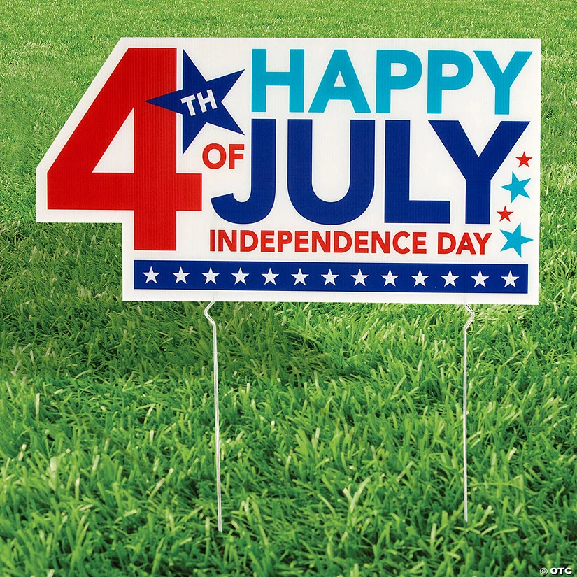 4th of July Yard Sign 3 4th of July Yard Sign