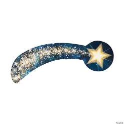5 Ft. Starry Night Shooting Star Hanging Decoration
