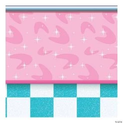 50s Soda Shop Backdrop Banner